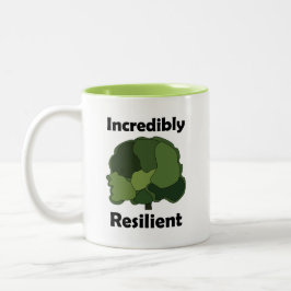 Caneca De Café Em Dois Tons Árvore Sicômoro Incrivelmente Resiliente Inspirado