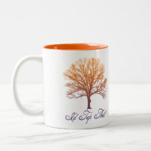 Caneca De Café Em Dois Tons Árvore Xarope de Maple