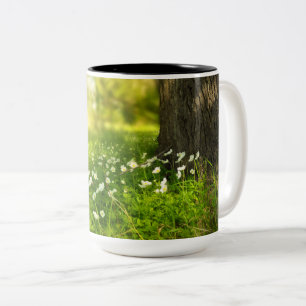 Caneca De Café Em Dois Tons As alegrias da Primavera