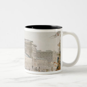 Caneca De Café Em Dois Tons As antiguidade encontradas em Herculaneum