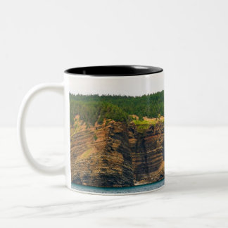 Caneca De Café Em Dois Tons As Botas da Ilha Bell