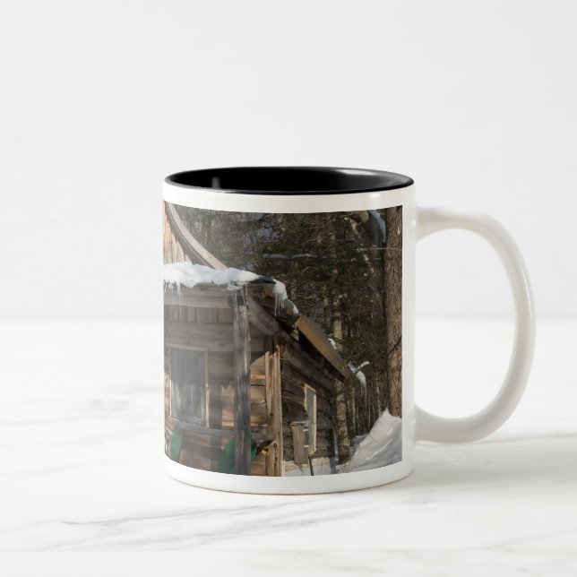 Caneca De Café Em Dois Tons As cabanas do AMC's Little Lyford Pond (Direita)