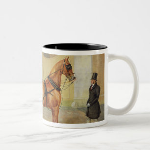 Caneca De Café Em Dois Tons As carruagems dos cavalheiros: Um Cabriolet,