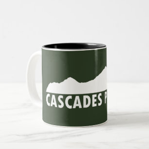 Caneca De Café Em Dois Tons As cascatas satisfazem