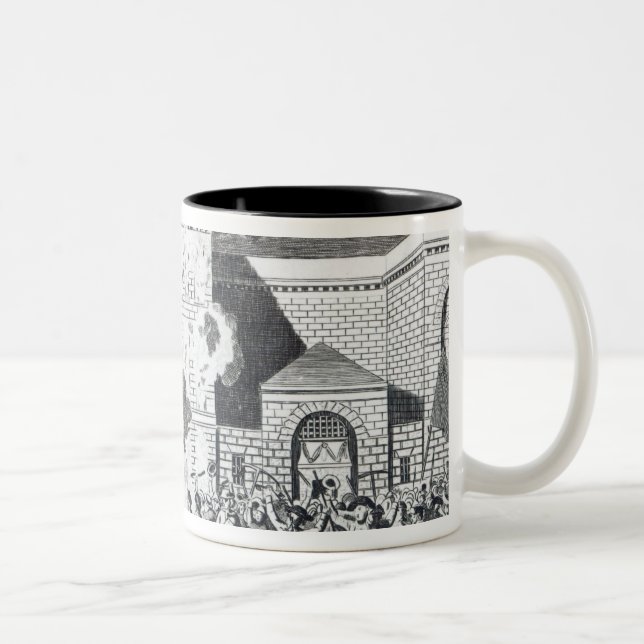Caneca De Café Em Dois Tons As devastações ocasionadas (Direita)