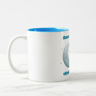 Caneca De Café Em Dois Tons As Estrelas Não Podem Brilhar Sem a Escuridão – Mo