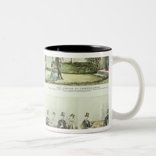 Caneca De Café Em Dois Tons As frutas da moderação