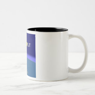 Caneca De Café Em Dois Tons As luzes para fora agridem
