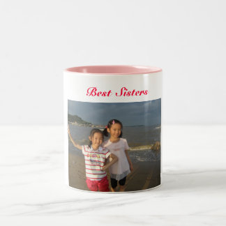 Caneca De Café Em Dois Tons As melhores irmãs