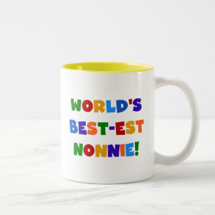 Caneca De Café Em Dois Tons As melhores notas de cores nonnie Bright do mundo