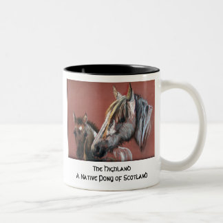 Caneca De Café Em Dois Tons As montanhas