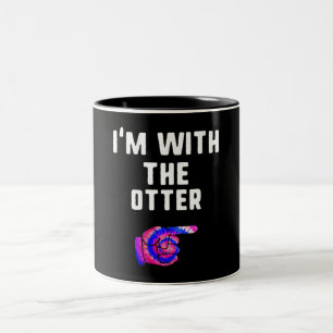 Caneca De Café Em Dois Tons As Mulheres Im Com Outra  Correspondência De Hall