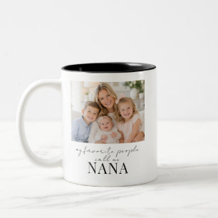 Caneca De Café Em Dois Tons As Pessoas Favoritas Me Chamam Presente de Nana Fo