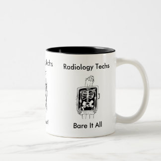 Caneca De Café Em Dois Tons As tecnologias da radiologia, descobrem-no toda a