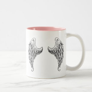 Caneca De Café Em Dois Tons Asas do anjo