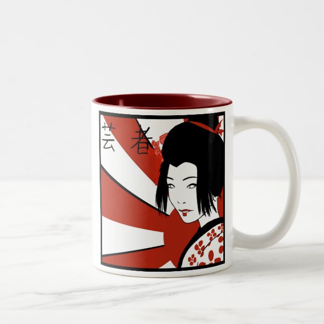 Caneca De Café Em Dois Tons Ascensão Sun Geisha Mug (Direita)