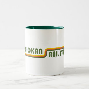 Caneca De Café Em Dois Tons Ashokan Rail Trail Nova Iorque