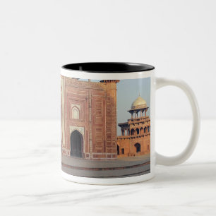 Caneca De Café Em Dois Tons Ásia, Índia, Uttar Pradesh, Agra. No