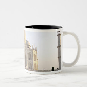 Caneca De Café Em Dois Tons Ásia, Índia, Uttar Pradesh, Agra. O Taj 8