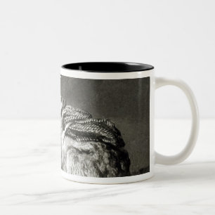 Caneca De Café Em Dois Tons Asno em repouso