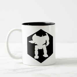 Caneca De Café Em Dois Tons Assalto Mech Mug