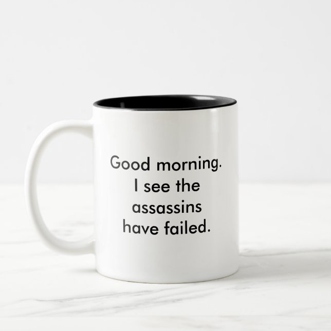 Caneca De Café Em Dois Tons Assassinos (Esquerda)