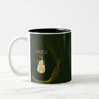 Caneca De Café Em Dois Tons Assista ao Meu Crescimento - Versão de Cobertura C