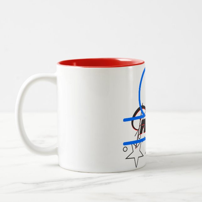 Caneca De Café Em Dois Tons Astros Playroom Newest (Esquerda)