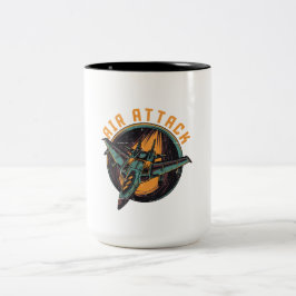 CANECA DE CAFÉ EM DOIS TONS ATAQUE AÉREO