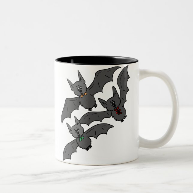 Caneca De Café Em Dois Tons Ataque Bats (Direita)