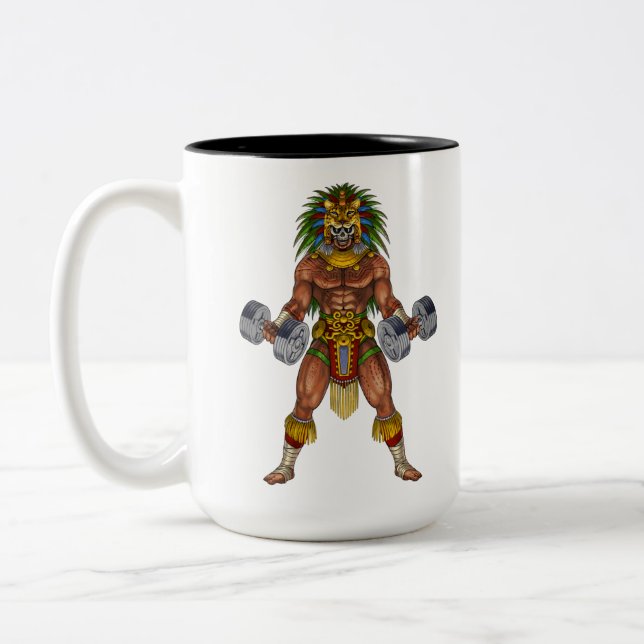Caneca De Café Em Dois Tons Atentado do Guerreiro Asteca (Esquerda)