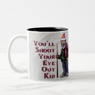 Caneca De Café Em Dois Tons Atire No Olho