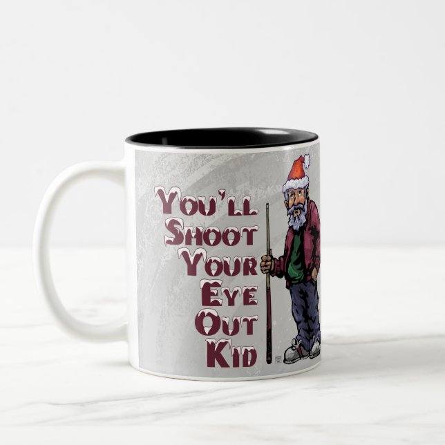 Caneca De Café Em Dois Tons Atire No Olho (Esquerda)