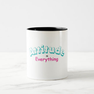 Caneca De Café Em Dois Tons Atitude