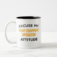 Atitude do operador do equipamento pesado