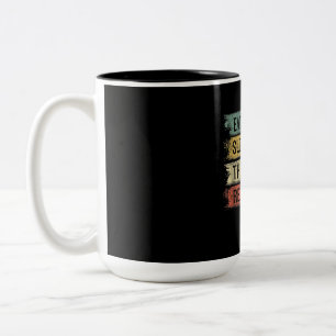 Caneca De Café Em Dois Tons Ator de presentes técnicos no teatro de operações