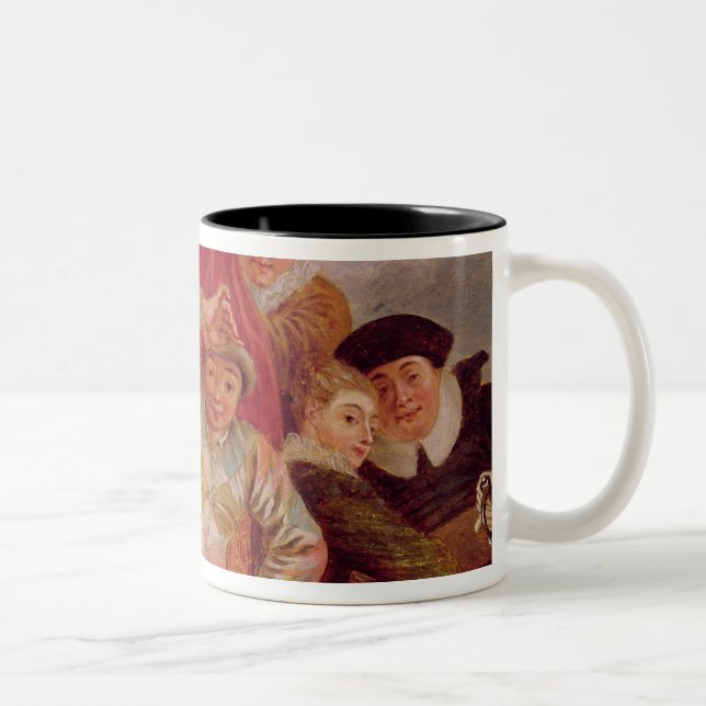 Caneca De Café Em Dois Tons Atores do Comedie Italienne (Direita)