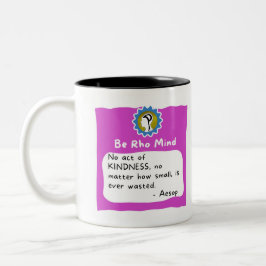 Caneca De Café Em Dois Tons Atos de bondade
