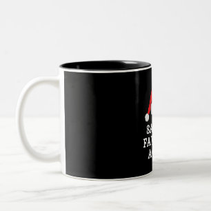 Caneca De Café Em Dois Tons Atriz de Natal do Ator Favorito Santas