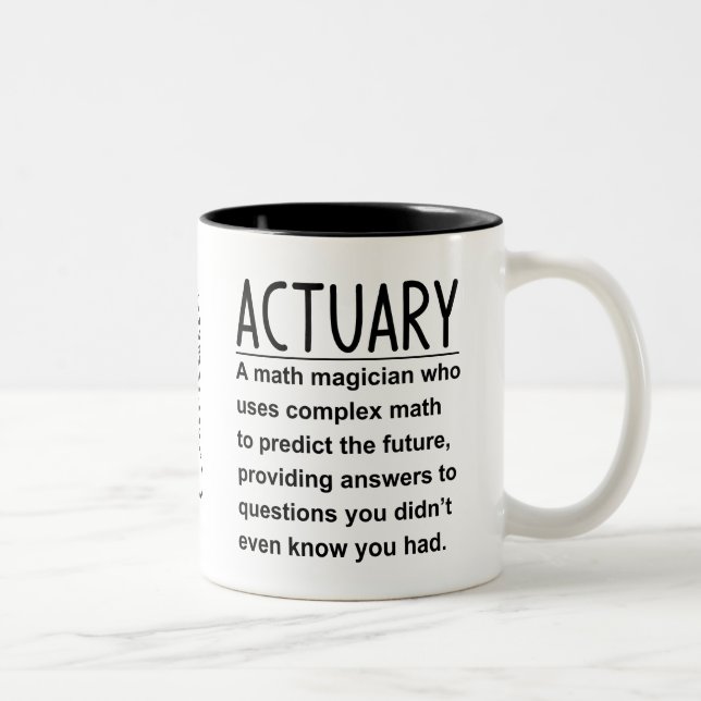 Caneca De Café Em Dois Tons Atuário (Direita)