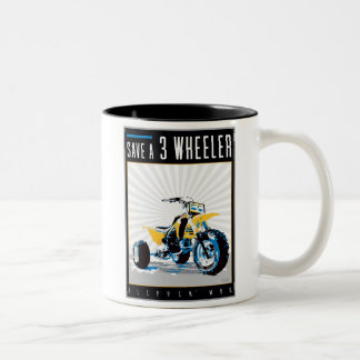 Caneca De Café Em Dois Tons ATV - Salvar um veículo com rodas 3