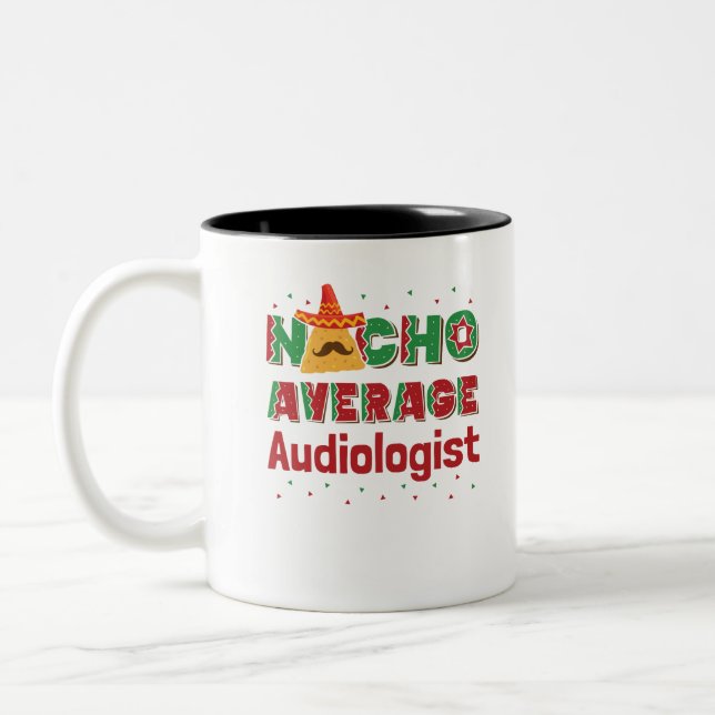 Caneca De Café Em Dois Tons Audiologista Média Nacho (Esquerda)