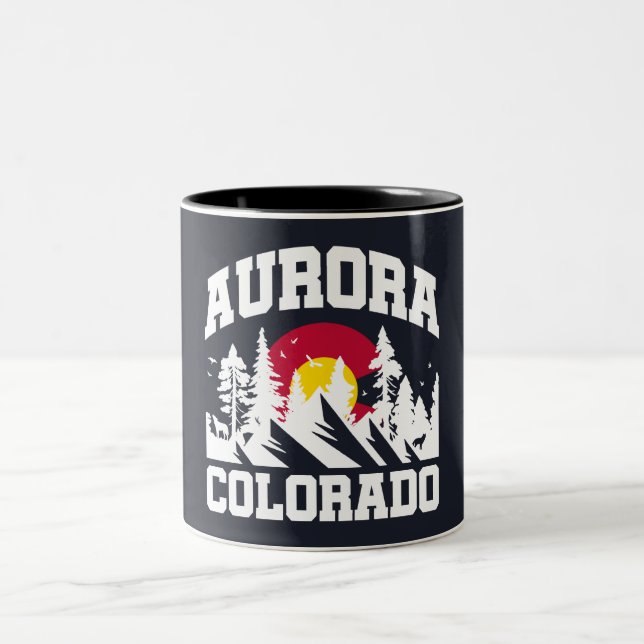 Caneca De Café Em Dois Tons Aurora, Colorado (Centro)