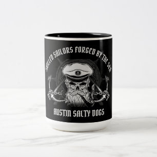 CANECA DE CAFÉ EM DOIS TONS AUSTIN HABILITADOS DE NAVEGADORES/CÃES SALGADOS