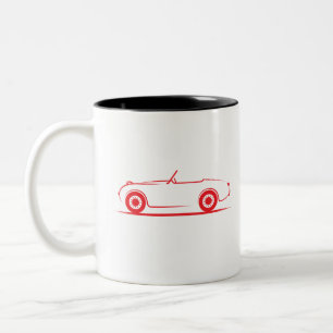 Caneca De Café Em Dois Tons Austin Healey Sprite Bugeye