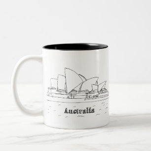 Caneca De Café Em Dois Tons Austrália