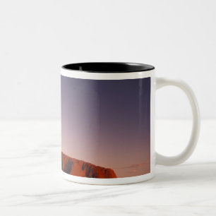 Caneca De Café Em Dois Tons Austrália, Parque Nacional Uluru Kata Tjuta, Uluru