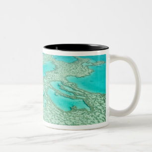 Caneca De Café Em Dois Tons Austrália, Queensland, Costa de Whitsunday, Grande