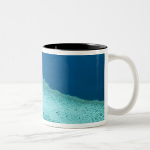 Caneca De Café Em Dois Tons Austrália, Queensland, Costa de Whitsunday, Grande