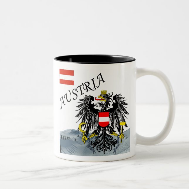 Caneca De Café Em Dois Tons Áustria - Osterreich (Direita)